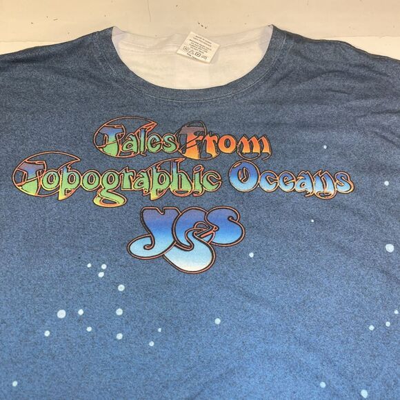Yes Band 2017 Tales from Topographic Oceans Concert All Over Print T Shirt XL - Picture 2 of 5